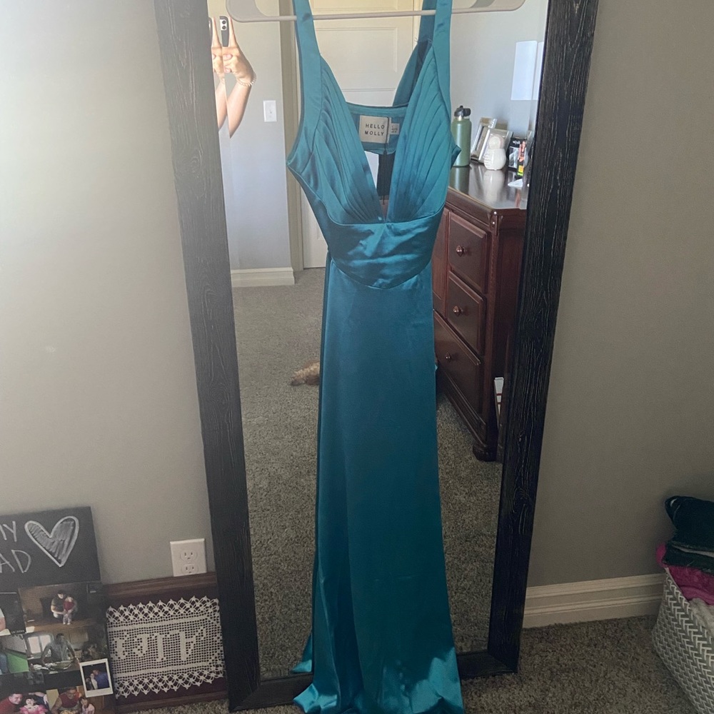 Blue MIDI Hello Molly dress size 8/L